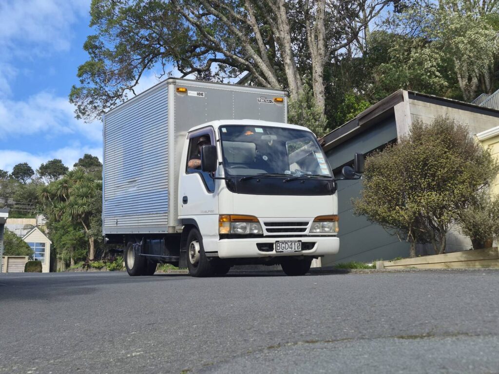 Central Relocations moving truck in Wellington